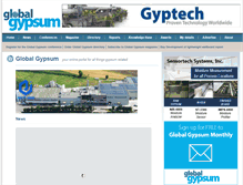 Tablet Screenshot of globalgypsum.com